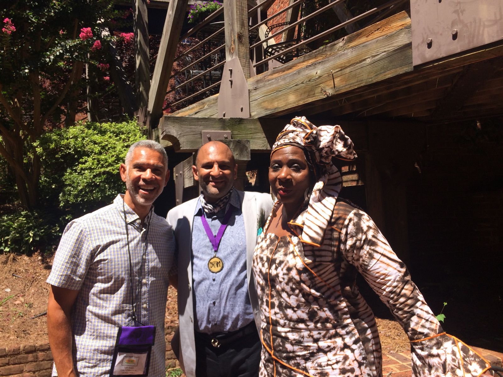 Scot Reese and TDPS alumni at Black Theatre Network Conference 2017