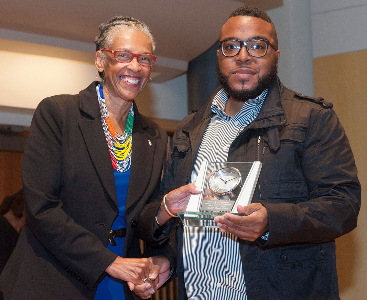 Khalid Yaya Long, PhD student, honored by College of Arts & Humanities