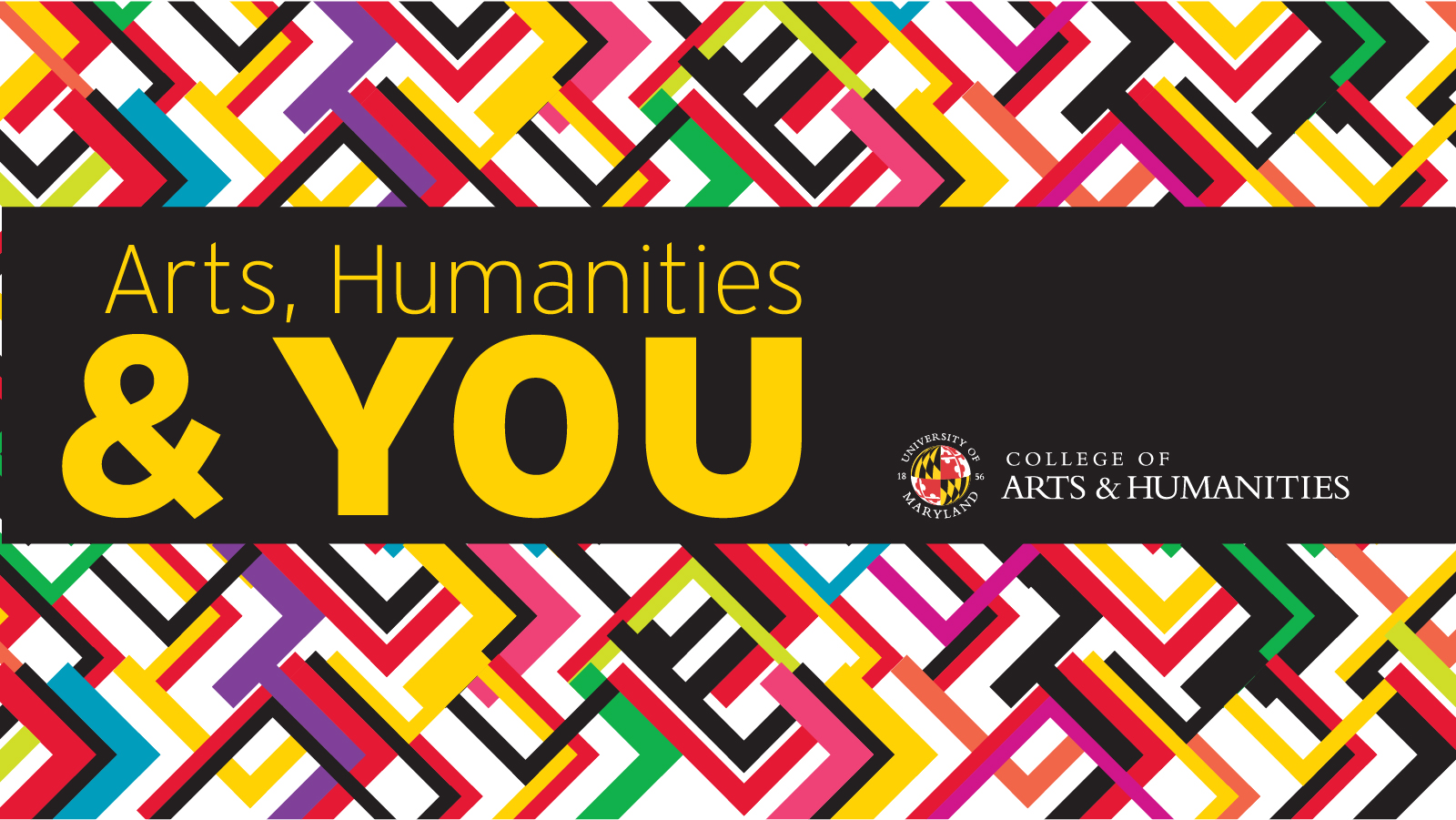 Graphic with the text Arts, Humanities and You with the ARHU logo.